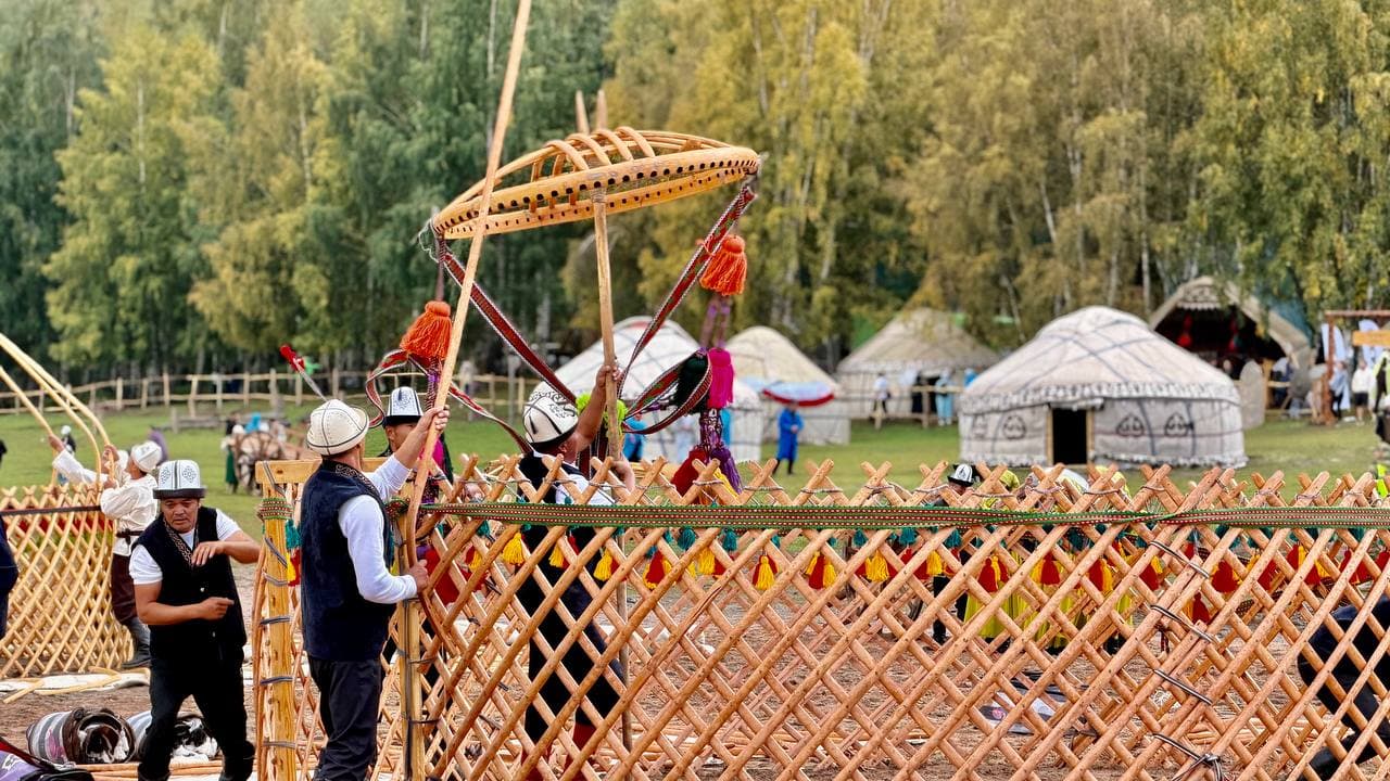 В «Көчмөндөр айылы» стартовал республиканский конкурс «лучшая кыргызская юрта» — 4