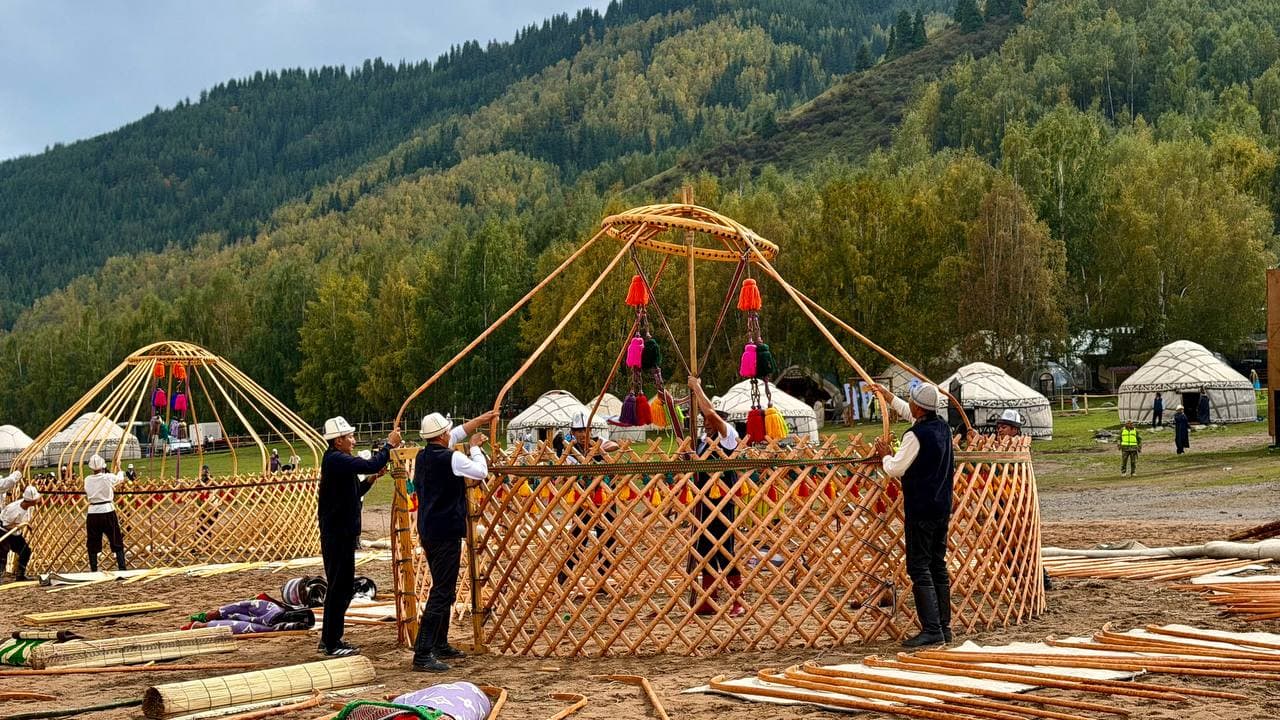 В «Көчмөндөр айылы» стартовал республиканский конкурс «лучшая кыргызская юрта» — 8
